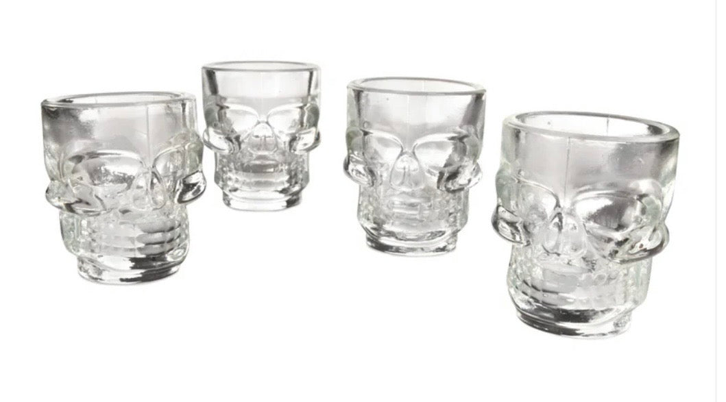 Skull Glass Beer Mug