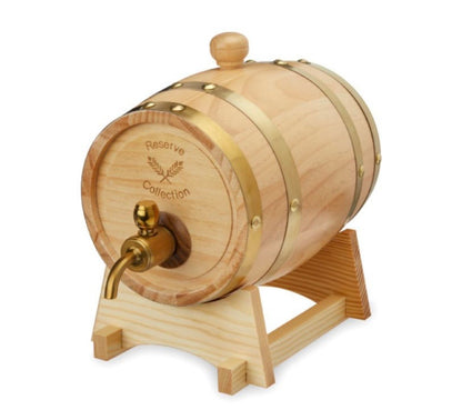 Whiskey Barrel Drink Dispenser