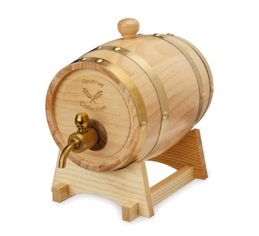 Whiskey Barrel Drink Dispenser