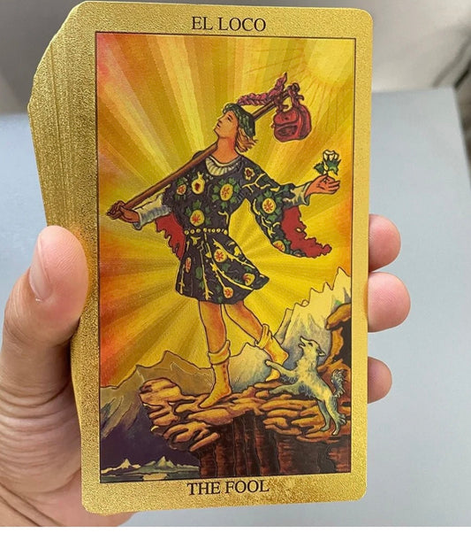 Rider Waite Tarot Deck Golden Foil Edition