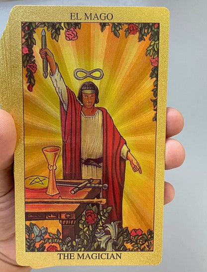 Rider Waite Tarot Deck Golden Foil Edition