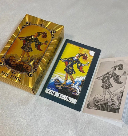 Rider Waite Tarot Deck Golden Foil Edition