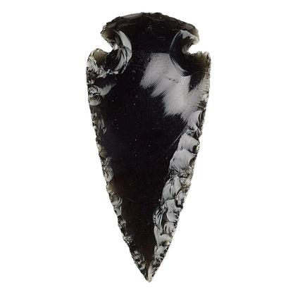 Black Obsidian Arrowhead Replica Magnet