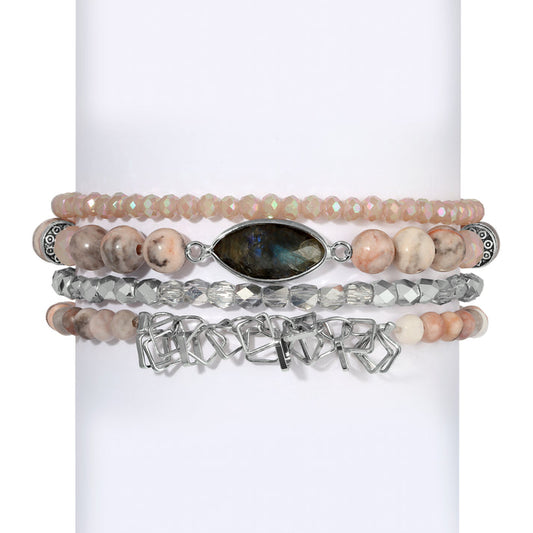 Pink Zebra Jasper Bracelet