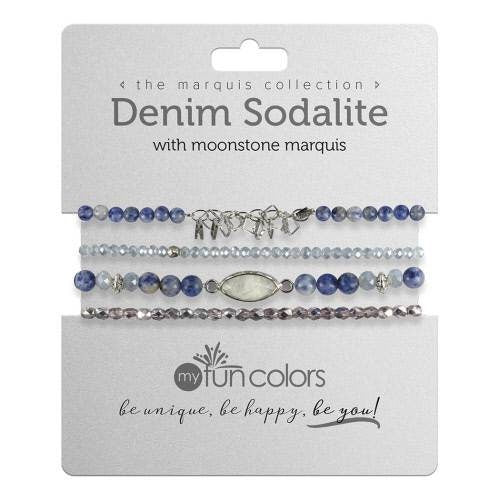 Sodalite Gemstone Beaded Bracelet