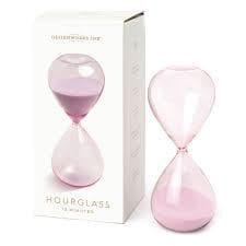 Pink Hourglass 15-Minute
