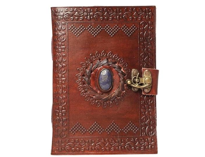 Leather Embossed Journal With Latch