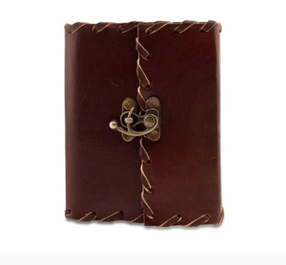 Mini Leather Journal With Latch