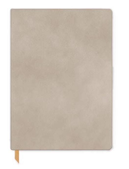 Tan Vegan Suede Journal